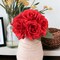 12-Pack: Red Rose Bouquet with 6 Silk Flowers & Foliage , Floral Home by Artificial Flowers